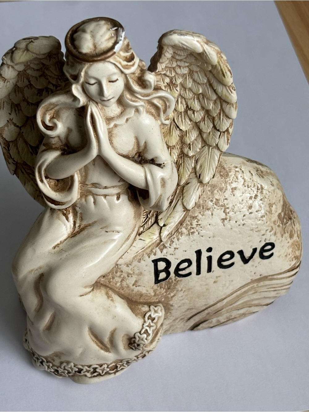Believe angel home decor accent